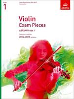 Violin Exam Pieces 2016-2019, ABRSM Grade 1, Score & Part: Selected from the 2016-2019 syllabus