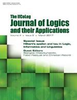 Ifcolog Journal of Logics and Their Applications. Hilbert's Epsilon and Tau in Logic, Informatics and Linguistics: Volume 4, Number 2, March 2017