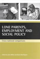 Lone parents, employment and social policy: Cross-national comparisons