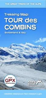 Trekking Map: Tour des Combins: Switzerland & Italy