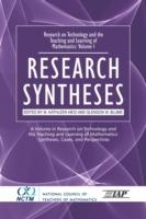 Research on Technology and the Teaching and Learning of Mathematics: Volume. 1: Research Syntheses