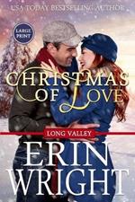 Christmas of Love: A Small Town Holiday Western Romance (Large Print)