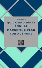 Quick and Dirty Annual Marketing Plan for Authors