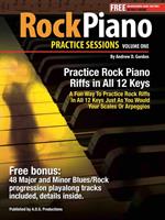 Rock Piano Practice Session Volume 1 In All 12 Keys