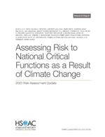 Assessing Risk to National Critical Functions as a Result of Climate Change: 2023 Risk Assessment Update