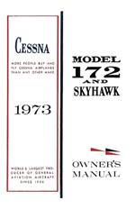 Cessna 1973 Model 172 and Skyhawk Owner's Manual