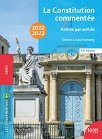 Fondamentaux - La Constitution commentée 2022-2023 - Ebook epub