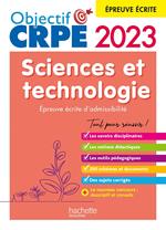 Objectif CRPE 2023 - Sciences et technologie - épreuve écrite d'admissibilité