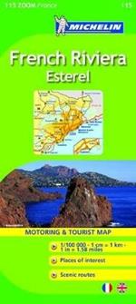 French Riviera. Esterel. 1:100.000. Ediz. italiana e inglese