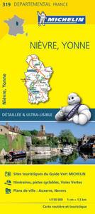 Nievre, Yonne - Michelin Local Map 319