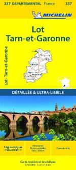 Lot, Tarn-et-Garonne - Michelin Local Map 337