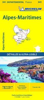 Alpes-Maritimes - Michelin Local Map 341