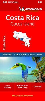 Costa Rica - National Map 804