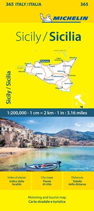 Sicily-Sicilia 1:200.000. Ediz. bilingue