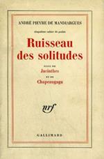 Ruisseau des solitudes / Jacinthes /Chapeaugaga