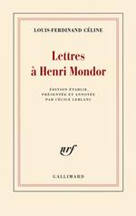 Lettres à Henri Mondor