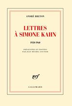 Lettres à Simone Kahn (1920-1960)