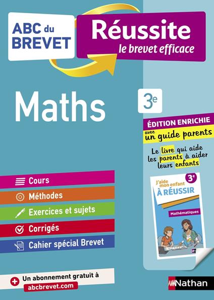 ABC du Brevet - Réussite le brevet efficace - Maths - 3e