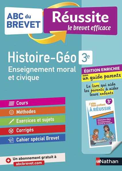 ABC du Brevet - Réussite le brevet efficace - Histoire-Géo - EMC - 3e