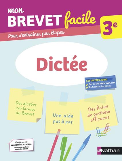 Mon Brevet facile - Dictée - 3e