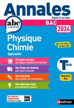 Annales Bac Physique Chimie Term. 2024 - Corrigé