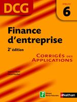 Finance d'entreprise - épreuve 6 - DCG corrigés Format : ePub 2 DCG