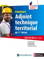 Concours Adjoint techn. territorial de 1re classe Format : ePub 3 FL Intégrer la fonction publique