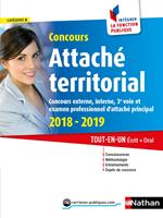 Concours Attaché territorial - Catégorie A - intégrer la fonction publique - 2018-2019