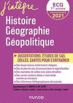 ECG 1re année - Histoire Géographie Géopolitique - 2021