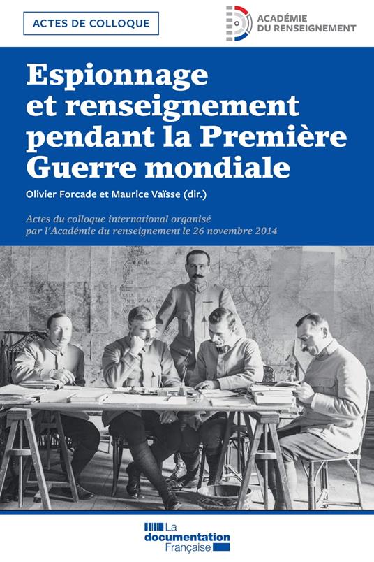 Espionnage et renseignement pendant la Première Guerre mondiale