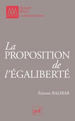 La proposition de l'égaliberté