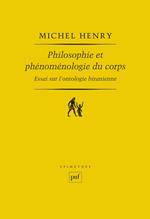 Philosophie et phénoménologie du corps