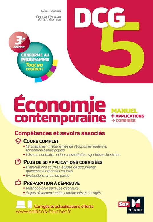 DCG 5 - Economie contemporaine - Manuel et applications