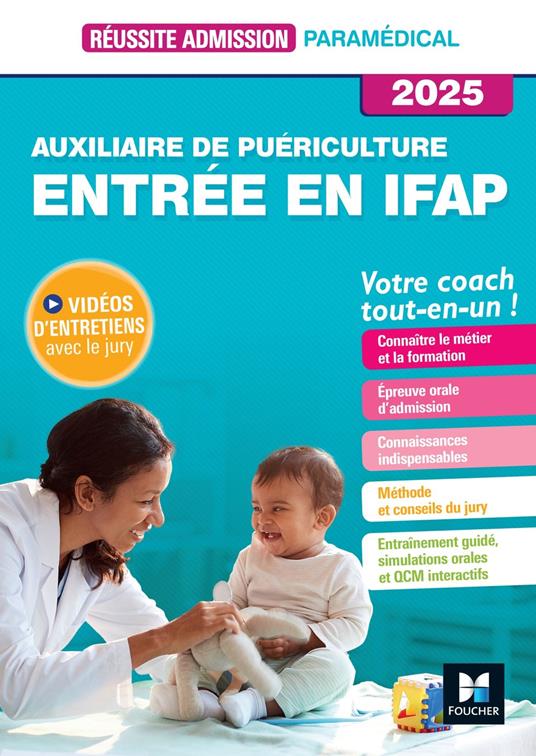 Réussite admission Entrée en IFAP - Auxiliaire de puériculture 2025