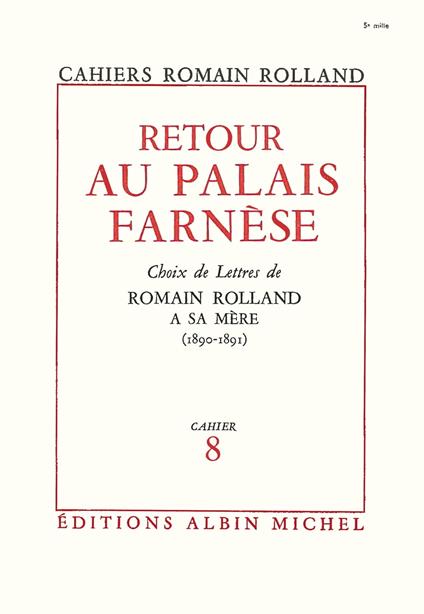 Retour au palais Farnèse