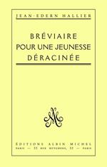 Bréviaire pour une jeunesse déracinée