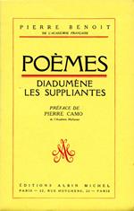 Poèmes : Diadumène, Les Suppliantes