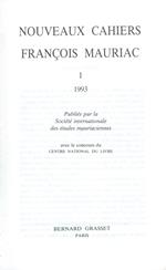 Nouveaux cahiers François Mauriac n°01