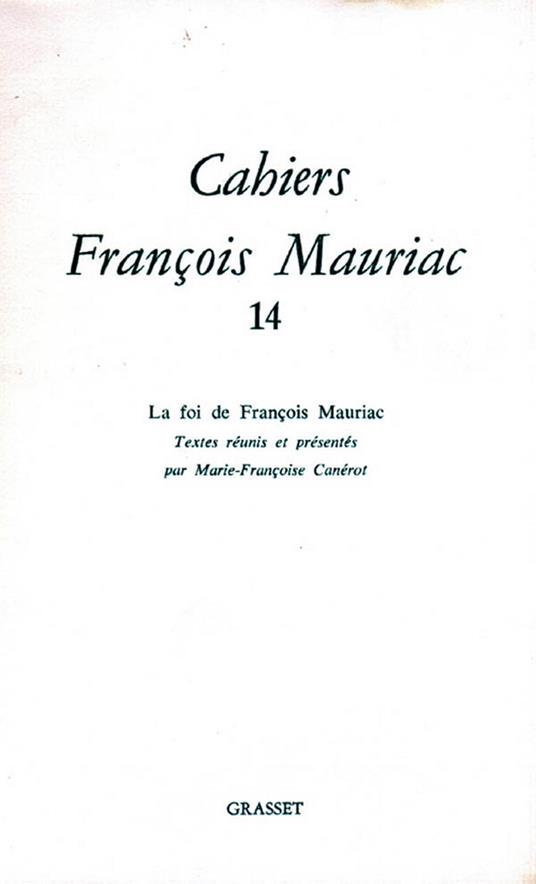 Cahiers numéro 14