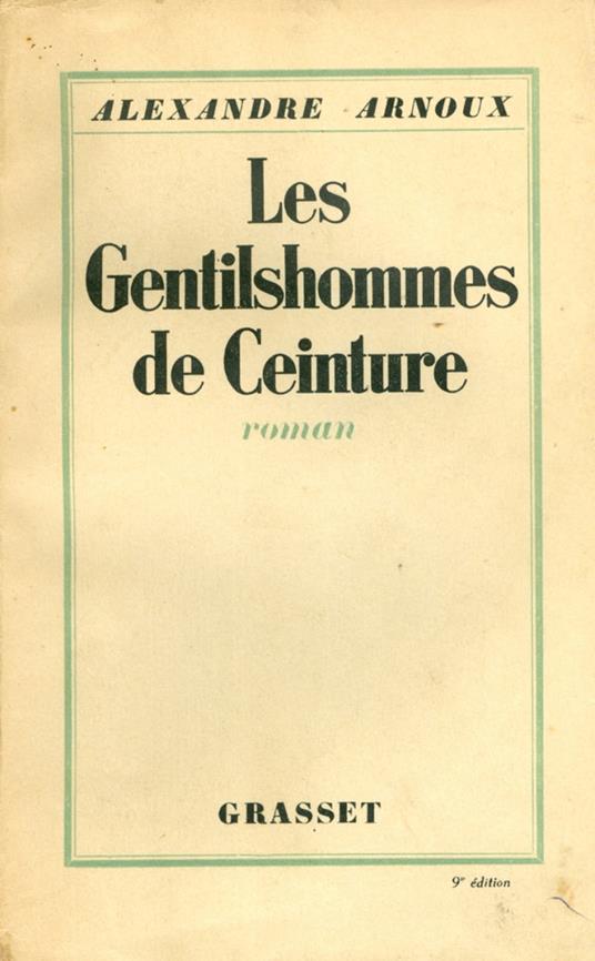 Les Gentilshommes de ceinture