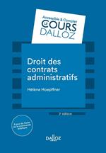 Droit des contrats administratifs 3ed