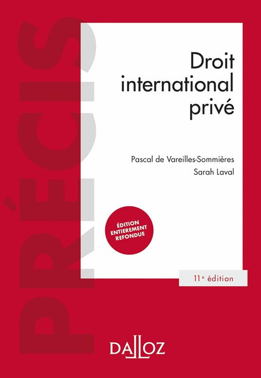 Droit international privé 11ed