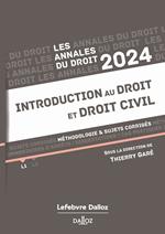 Annales du Droit 2024 - Introduction au droit et droit civil