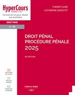 Droit pénal Procédure pénale 2025 16ed