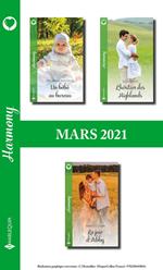 Pack mensuel Harmony : 3 romans (Mars 2021)