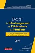 Droit de l'Aménagement, de l'Urbanisme et de l'Habitat 2023