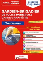 Concours Gardien-brigadier de police municipale et Garde-champêtre - Catégorie C - Tout-en-un