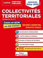 Collectivités territoriales - Cours et QCM - Catégories A, B et C - L'essentiel en 60 fiches