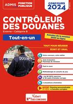 Concours Contrôleur des douanes - Catégorie B - Tout-en-un Branches opérations commerciales, surveillance et administration générale