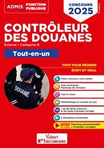 Concours Contrôleur des douanes - Catégorie B - Tout-en-un Branches opérations commerciales, surveillance et administration générale